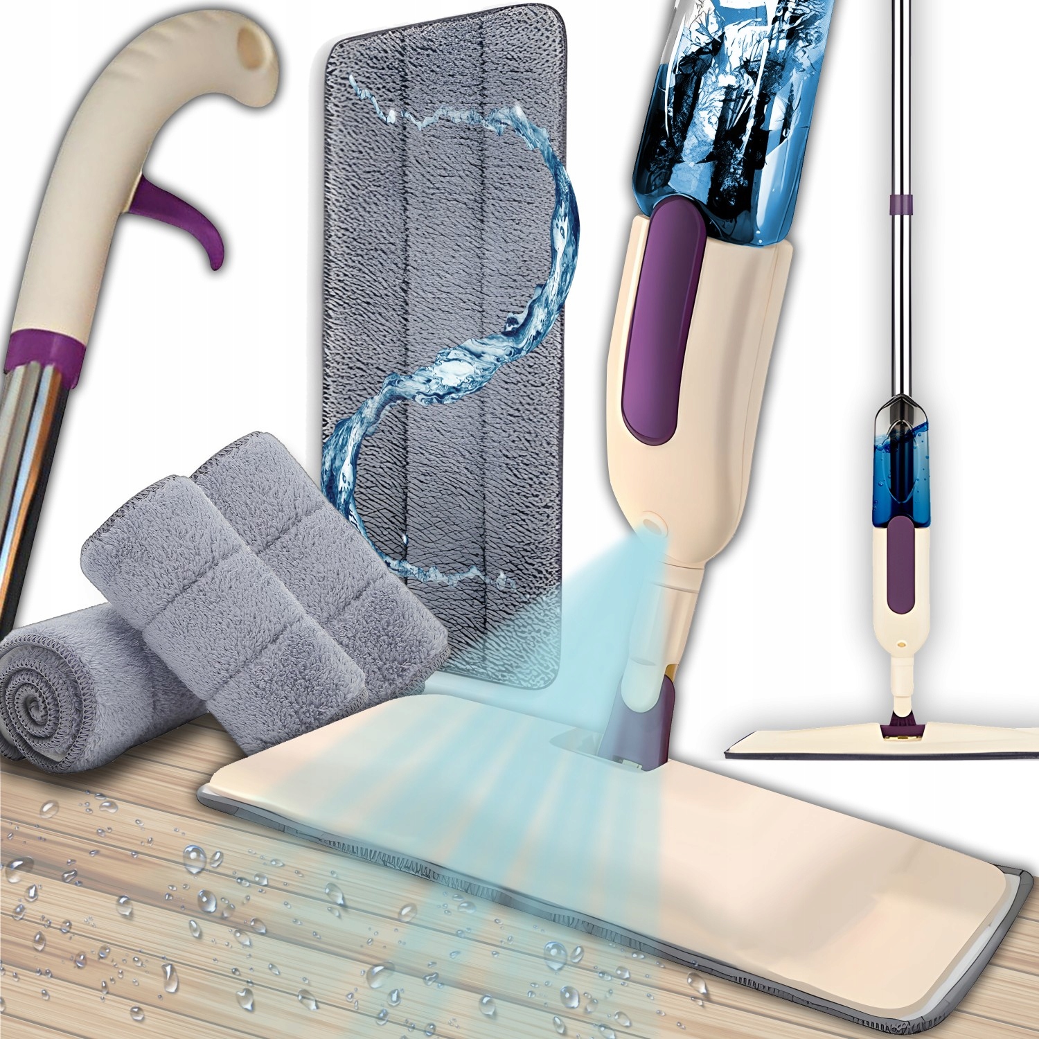 Retoo SPREJOVÝ MOP META plochý mop 40 cm